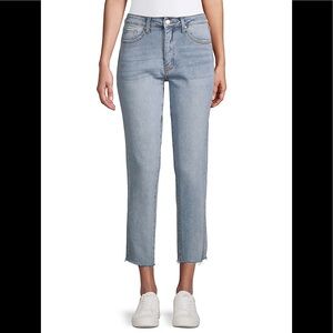 Design lab cropped straight leg denim jean size 26